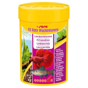 Nur Für Kurze Zeit Sera FD Rote Mückenlarven Nature, Ergänzungsfutter, 100 ml